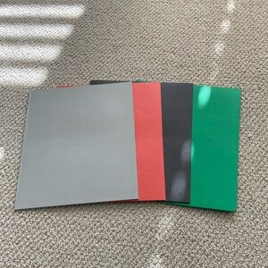 NEW OfficeMax Folders Four Pack Folio Two Pocket Multicolor Office Supplies